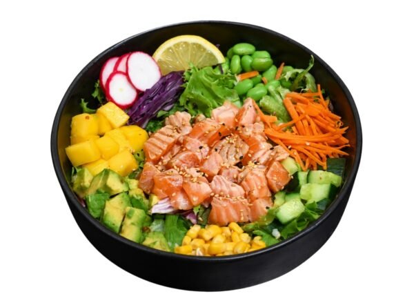 Tataki Salmon Salad Bowl