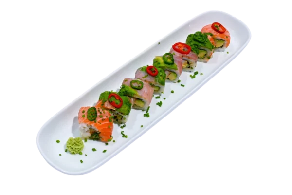 Signature Rainbow Roll ( 8 pieces)