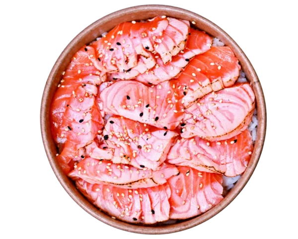 Tataki Salmon Chirashi Bowl