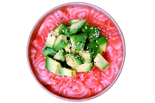 Salmon Avocado Chirashi Bowl