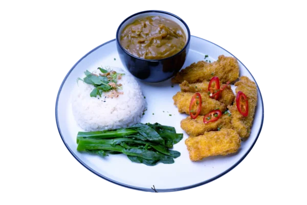 Salmon Fried Katsu Curry